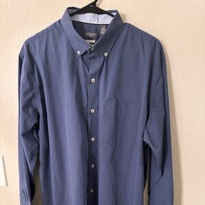 Van Huesen Long Sleeve Button down(Blue)